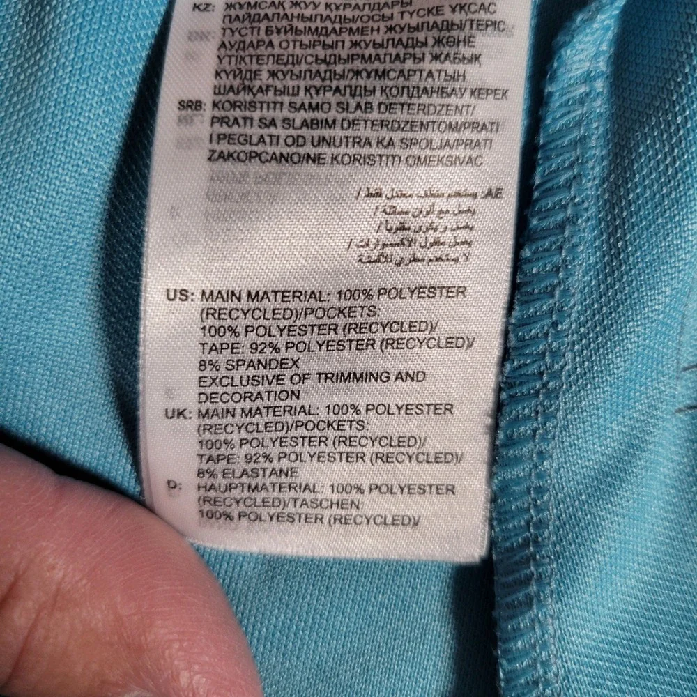 Adidas Tiro Track Pants Mens XL Light Blue White Stripes Zipper Cuffs Athletic